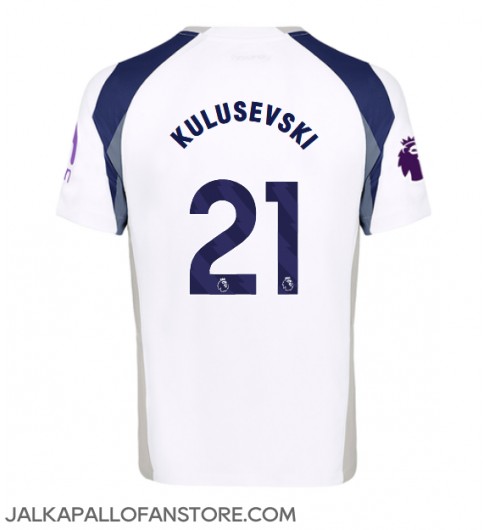 Tottenham Hotspur Dejan Kulusevski #21 Kotipaita 2025-26 Lyhythihainen Tottenham Hotspur Dejan Kulusevski #21 Kotipaita 2025-26 Lyhythihainen